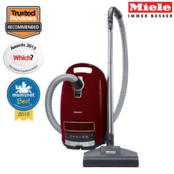 Miele Complete C3 Cat and Dog Powerline Cylinder Vacuum Cleaner - Berry Red